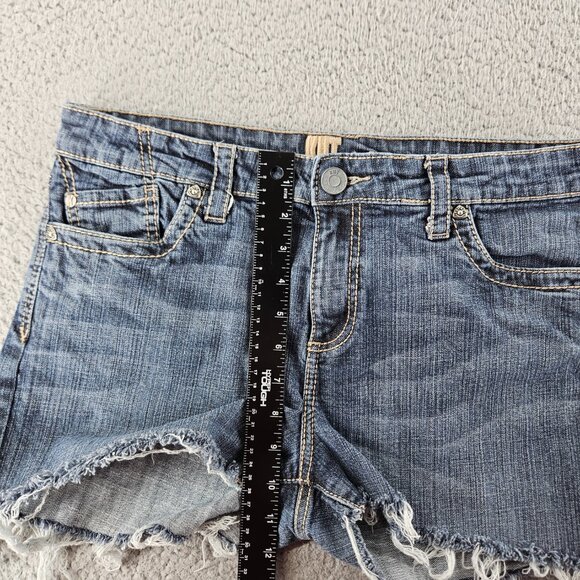 Kut From The Kloth Shorts Womens 14 Blue Cut Off Frayed Hem Distressed Stretch - Picture 10 of 16